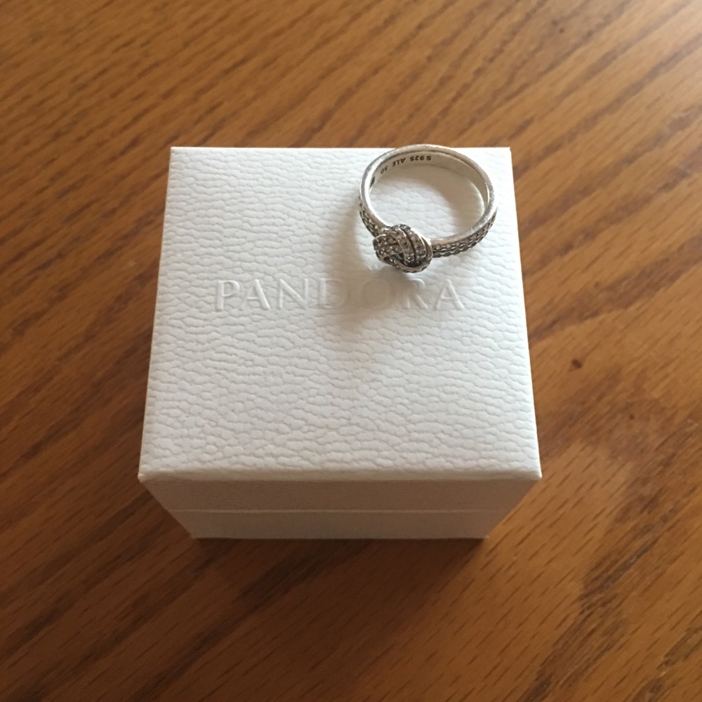 Pandora Sparkling Love Knot Ring